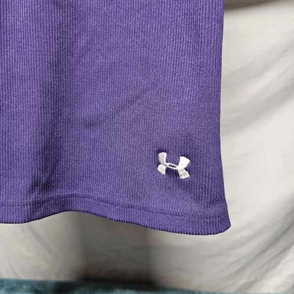 3/$10 Under Armour | Purple Ribbed Title Boxing Racer Back Tank Top size Small - Picture 2 of 6